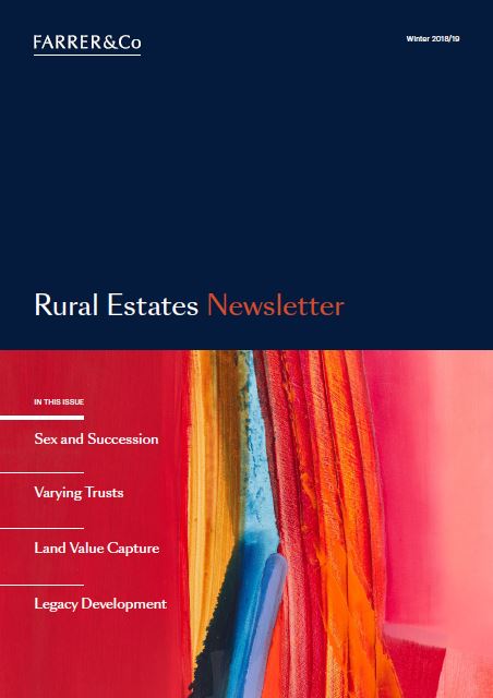 Rural Estates Newsletter Winter 2018/19