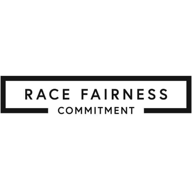 Race fairness commitment logo