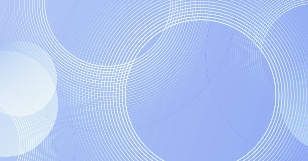 Blue abstract circles