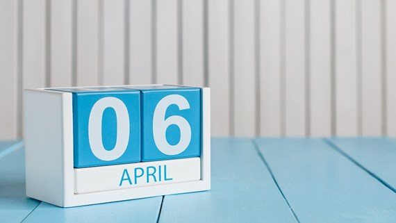 Calendar 6 April