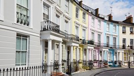 A row of London houses