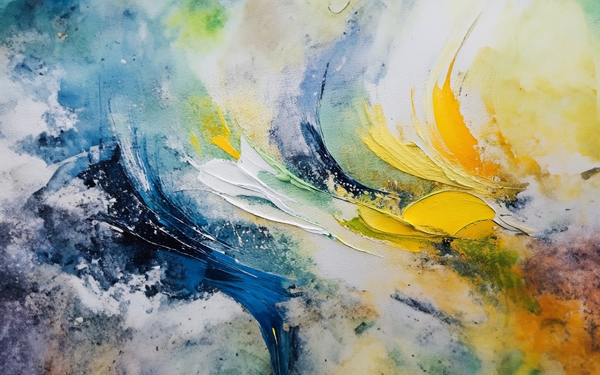 Brushstrokes abstract