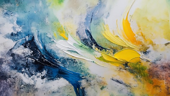 Brushstrokes abstract