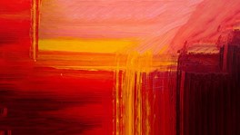orange and red abstract image
