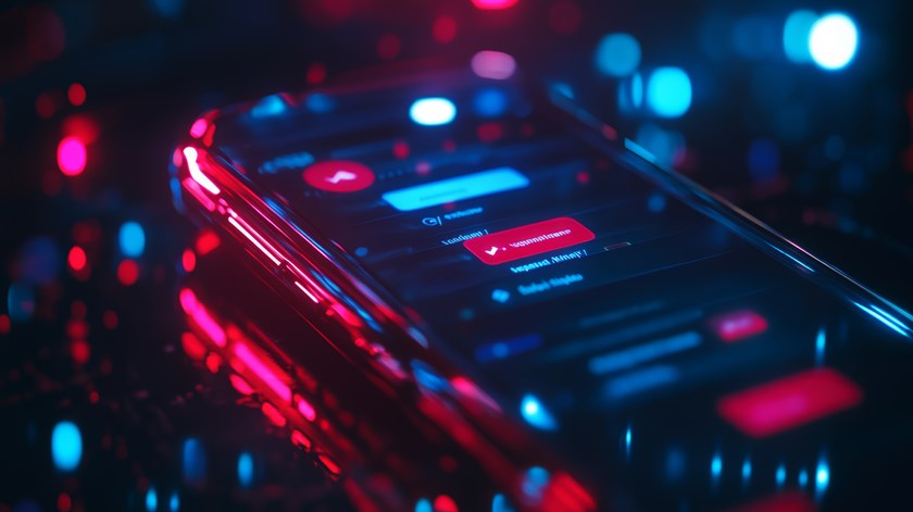 phone screen dark