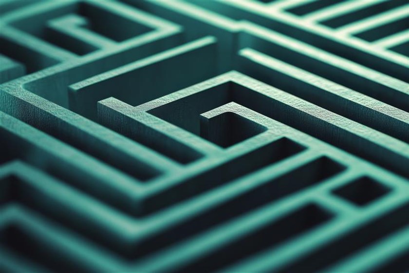 A green maze
