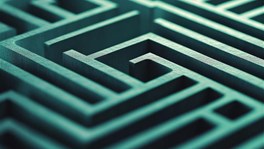 A green maze