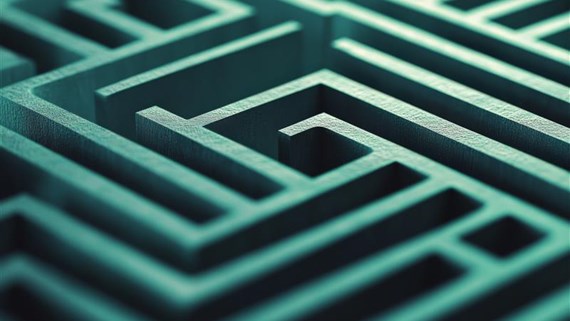 A green maze