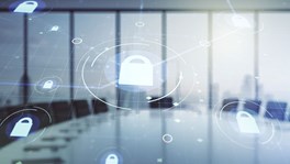 padlock on a board room
