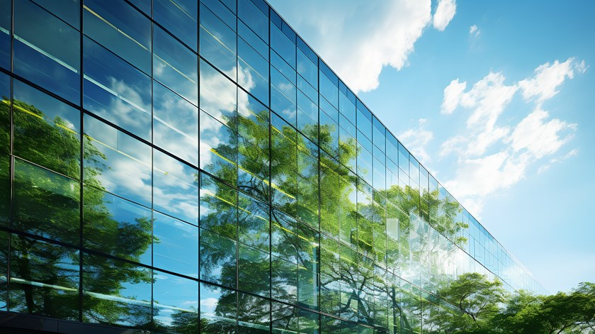 Building with tree