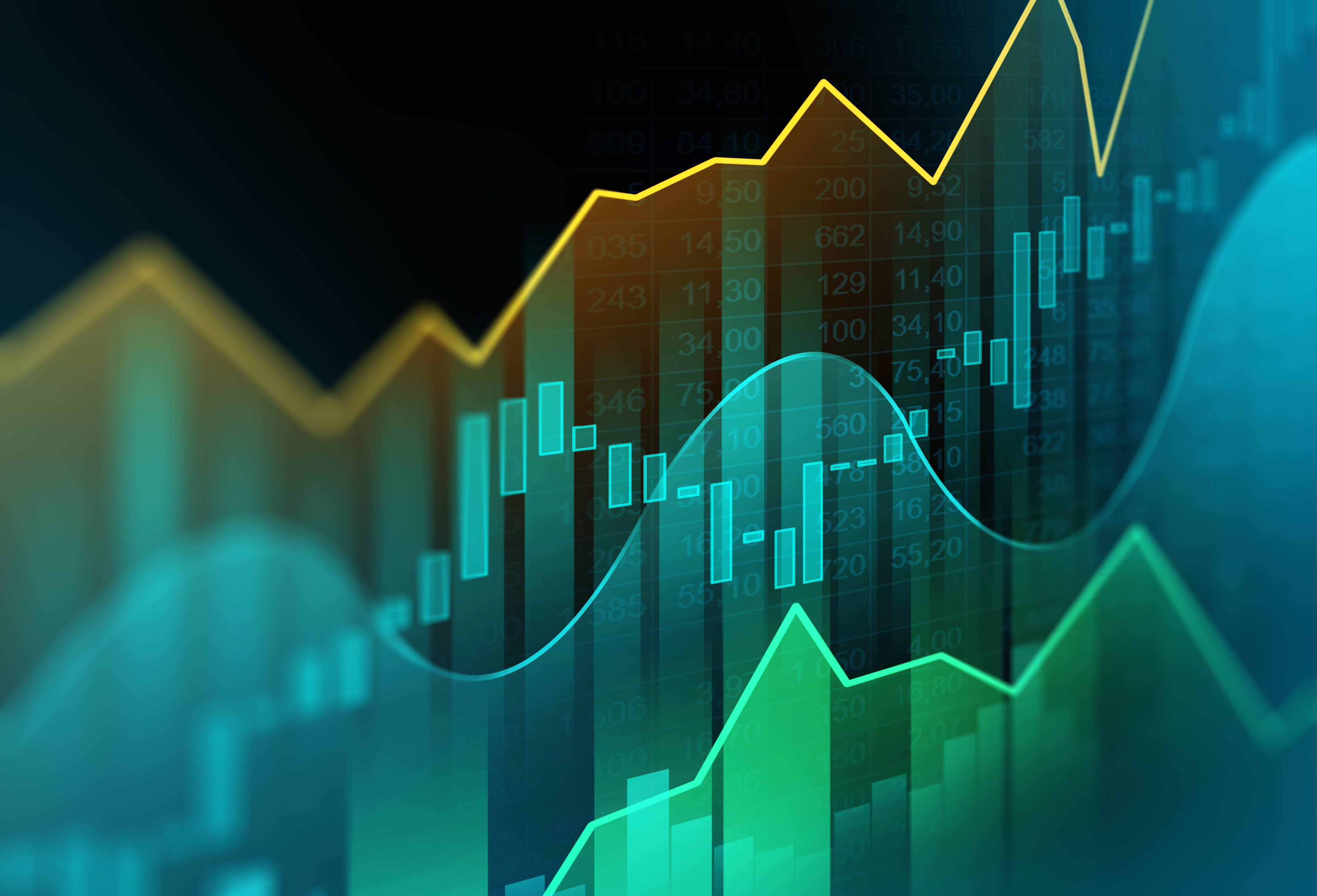 Asset graph in green