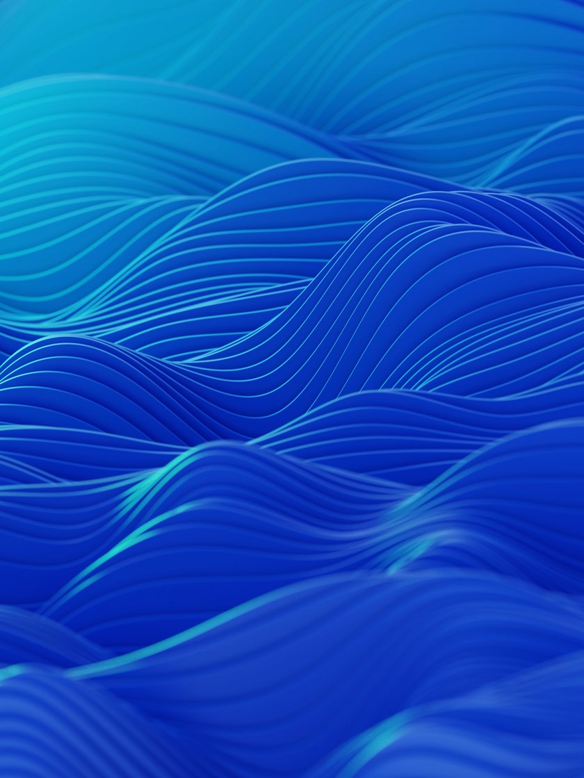 blue abstract wave