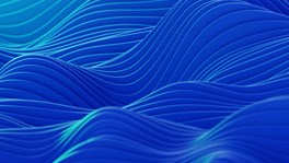 blue abstract wave