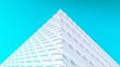 blue building