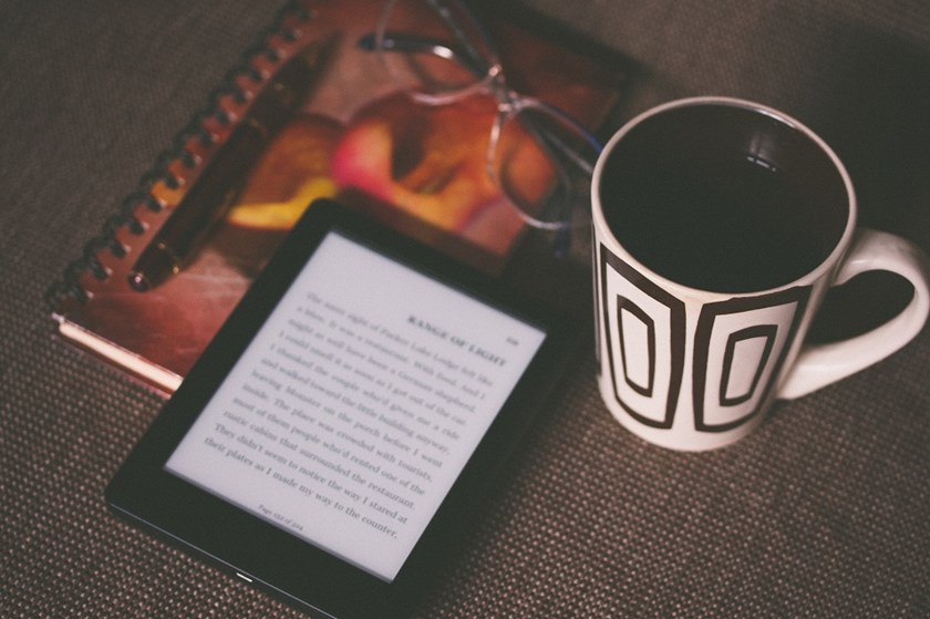 E-book flatlay