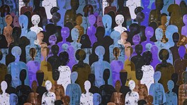Lots of people in different colours