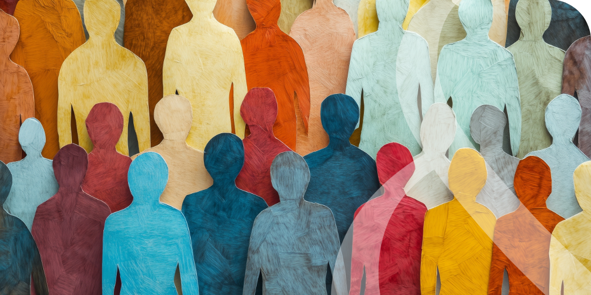 Abstract of people