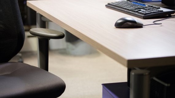 Empty desk