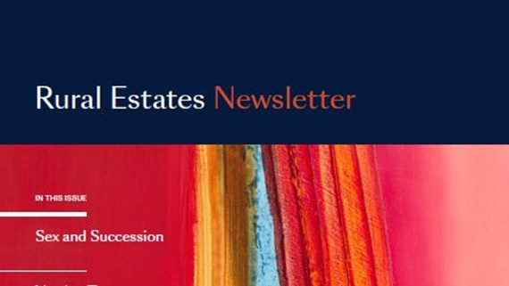 Rural Estates Newsletter