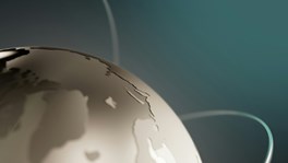 silver globe