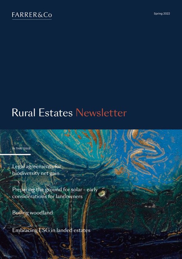 rural estates newsletter cover