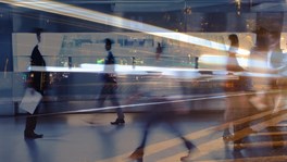 business people in the city