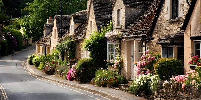 Picturesque English village