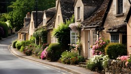 Picturesque English village