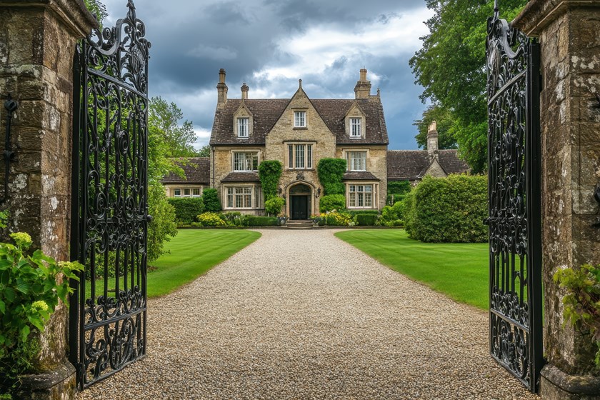 Victorian era English mansion