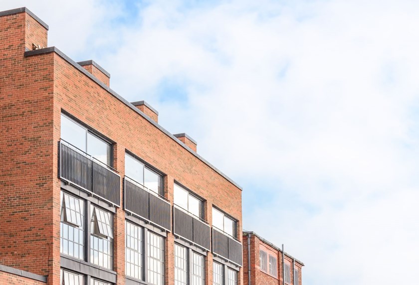 Red school brick building