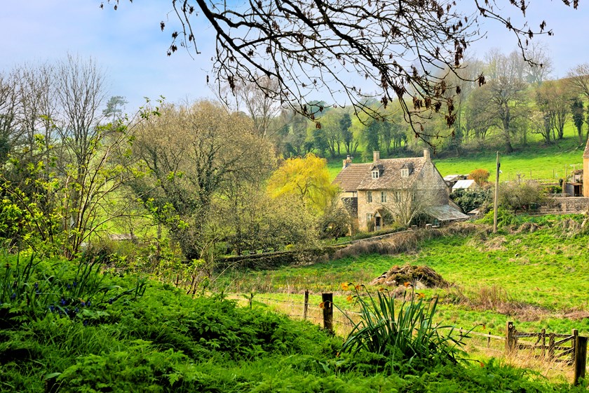cottage in the countryside