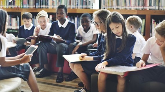 School children