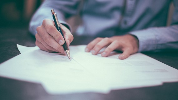 Signing documents