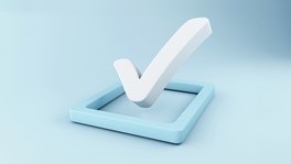 Cartoon tick box