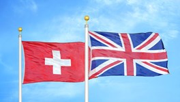 UK and Swiss flags