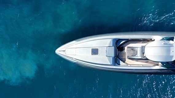 Yacht in the sea